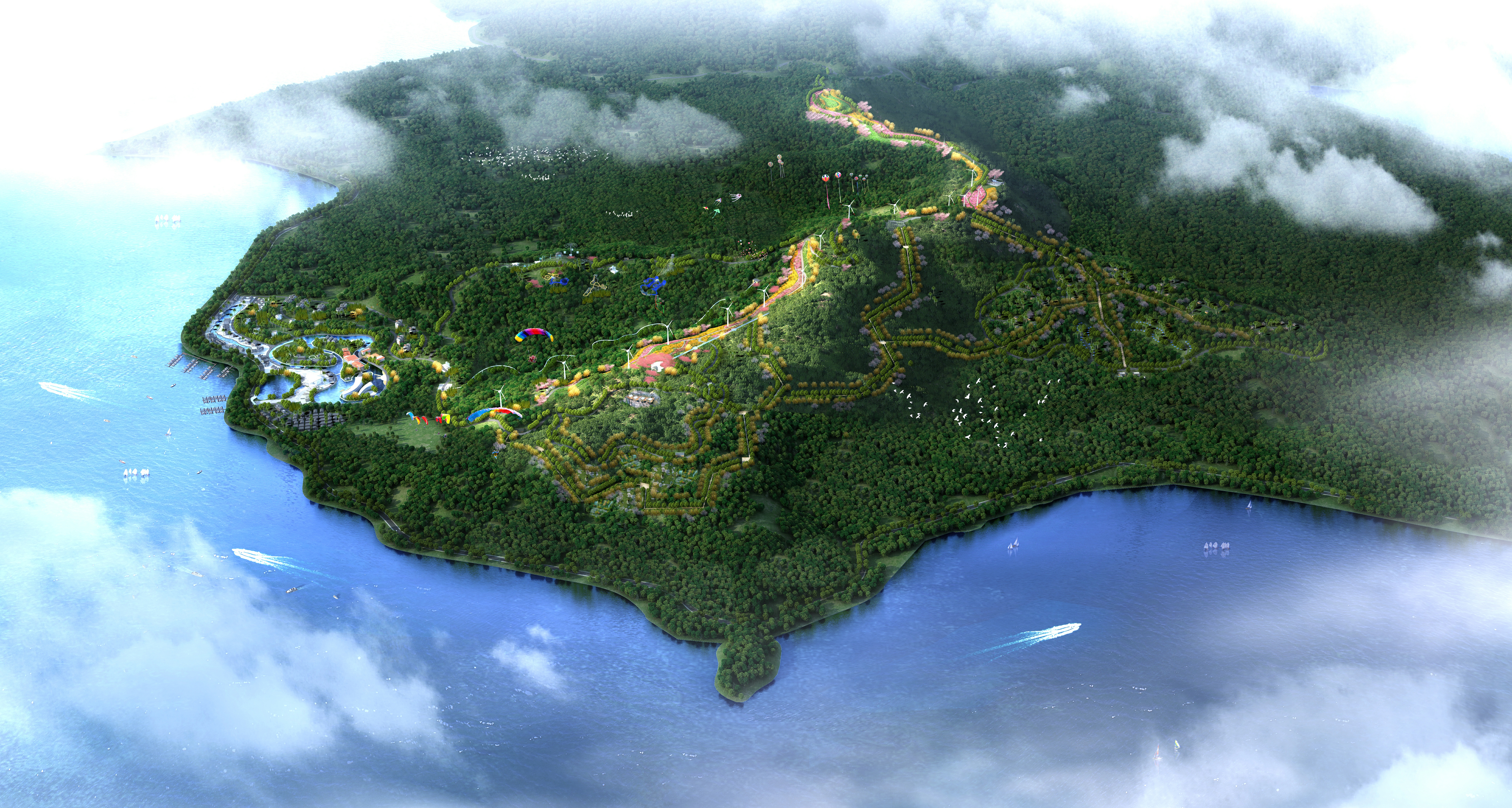 陽江海陵島天麓山海風景區